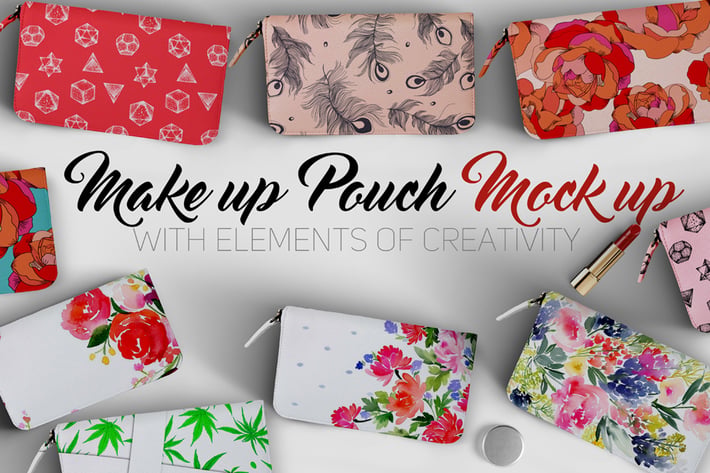 Makeup Pouch Mockup