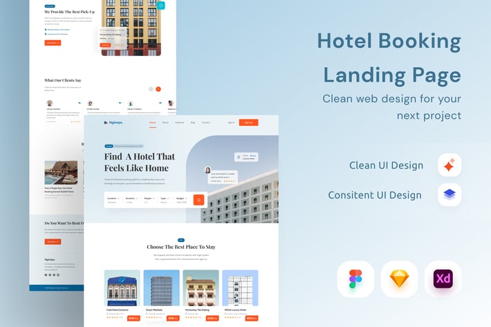 Hotel Booking Landing Page