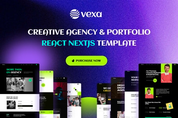 Vexa - Creative Agency & Portfolio NextJS Template