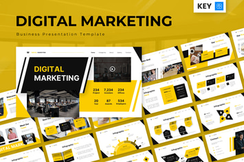 Digital Marketing - Business Keynote Templates