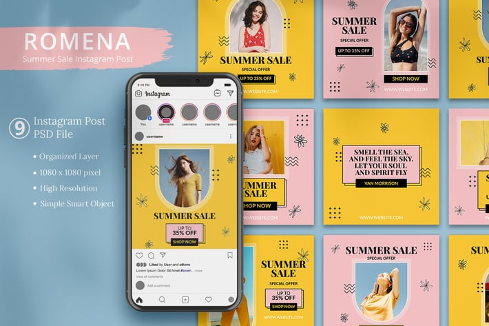 Romena - Summer Sale Instagram Post