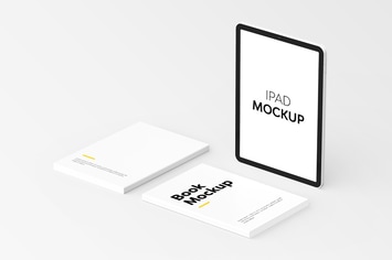Book & iPad Mockup