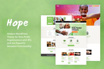 Hope - Non-Profit, Charity & Donations WP Theme