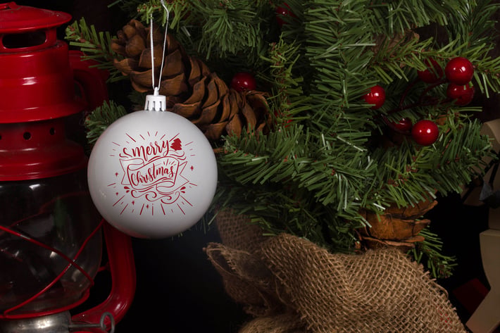 Christmas Ball Mock Up