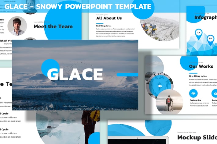 Glace - Snowy Powerpoint Template