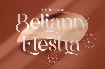 Belianty Elesha Elegant Serif Font