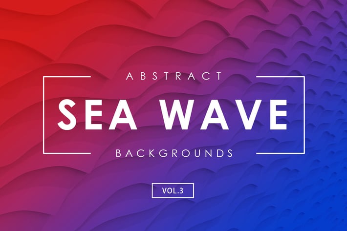 Sea Wave Abstract Backgrounds Vol.3