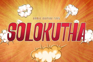SOLOKUTHA - Comic Display Font