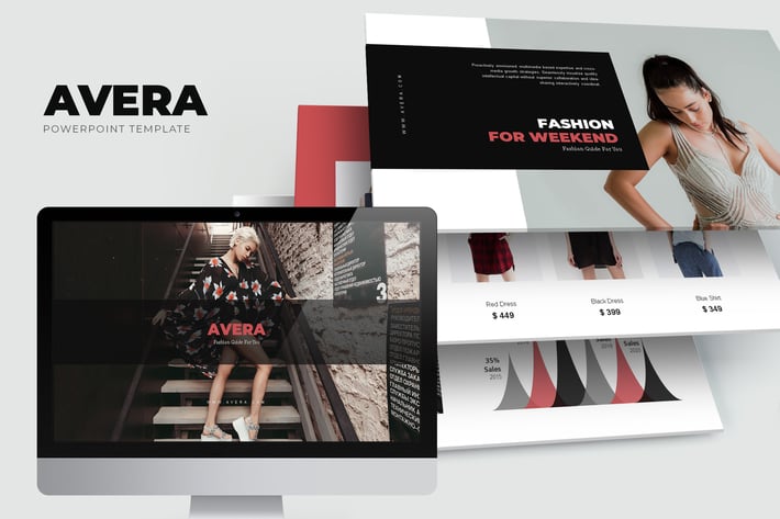 Avera : Minimal Fashion Powerpoint 