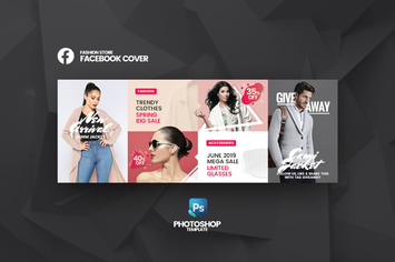 Big Sale Fashion Store Facebook Cover Template