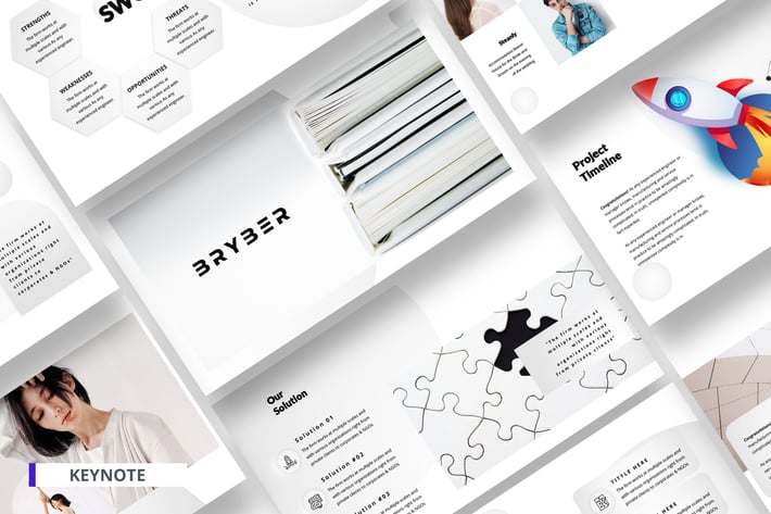 Pitch Deck Web Design Keynote