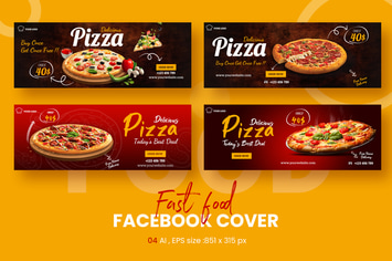 Delicious Pizza Sale Facebook Timeline Covers