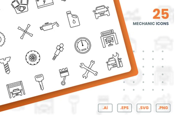 Mechanic Icons Set