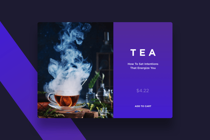 eCommerce - Tea Products Shop