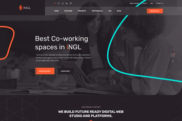 Ingl - Coworking Space PSD Template