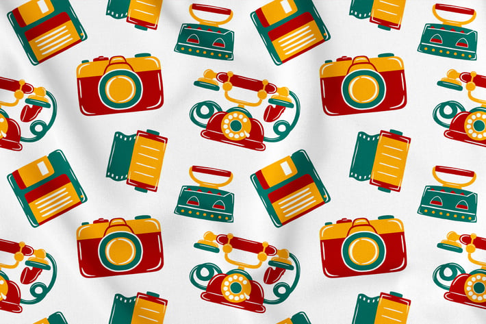 Vintage Retro Seamless Pattern Vol. 1