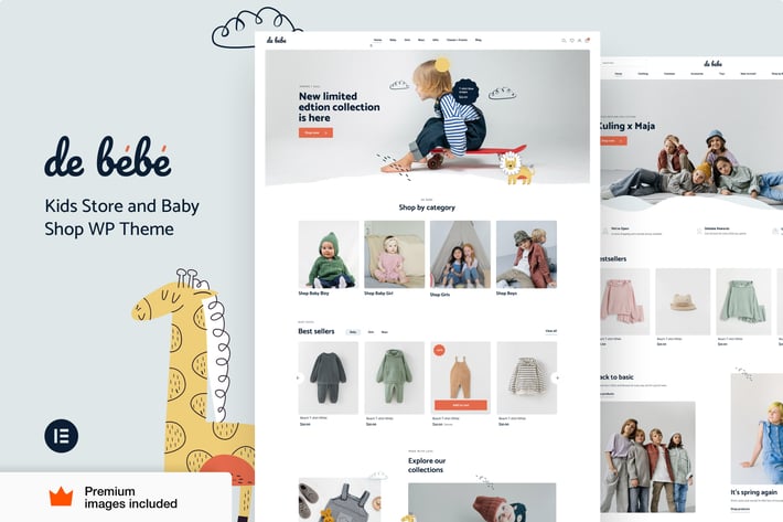 Debebe - Baby Shop Children Kids WooCommerce 