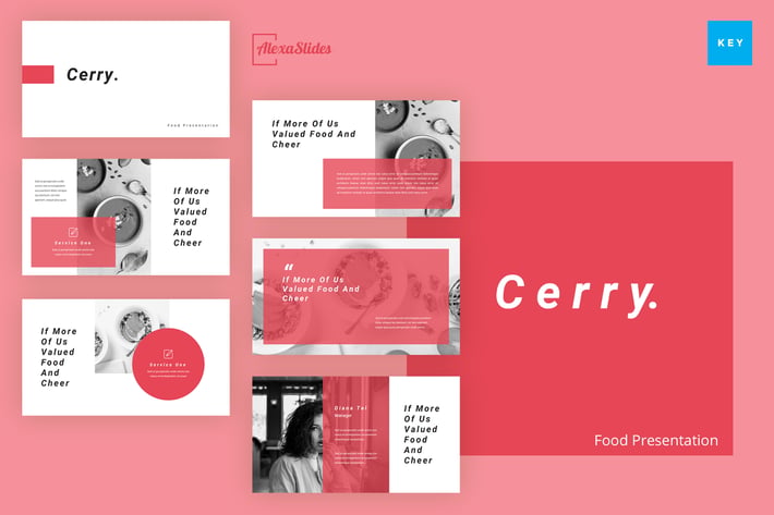 Cerry - Food Keynote Presentation Template