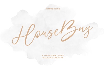 HouseBay Logo Script Font
