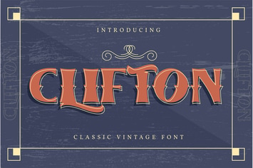 Clifton | Classic Vintage Font