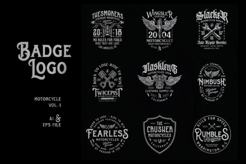 Badge Logo - Motorcycle Series Vol.1