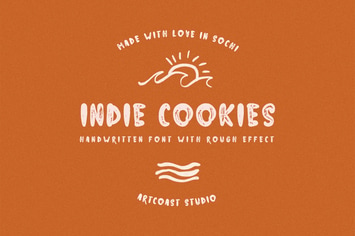 Indie Cookies Handwritten Font