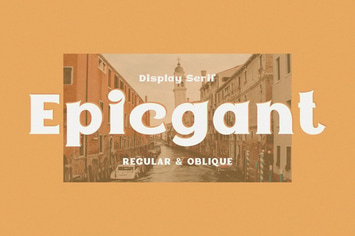 Epicgant - Elegant Font