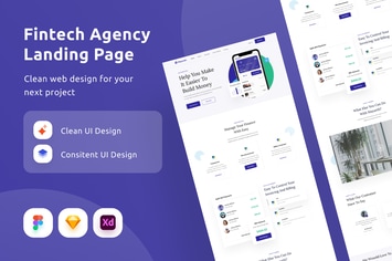 Fintech Agency Landing Page