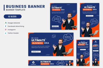 Business Strategy Banner Template