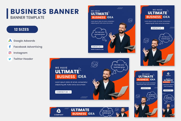 Business Strategy Banner Template