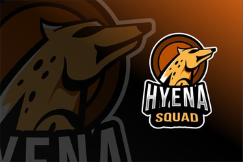 Hyena Squad Esport Logo Template
