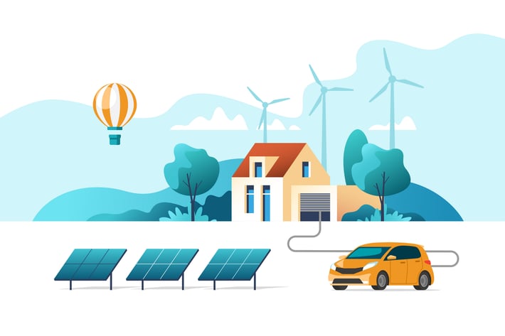 Concept of Eco Friendly Alternative Energy