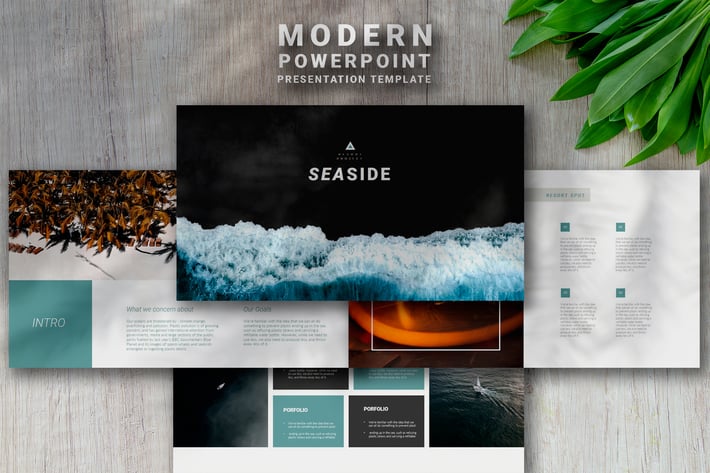 Seaside - Multipurpose Powerpoint Template