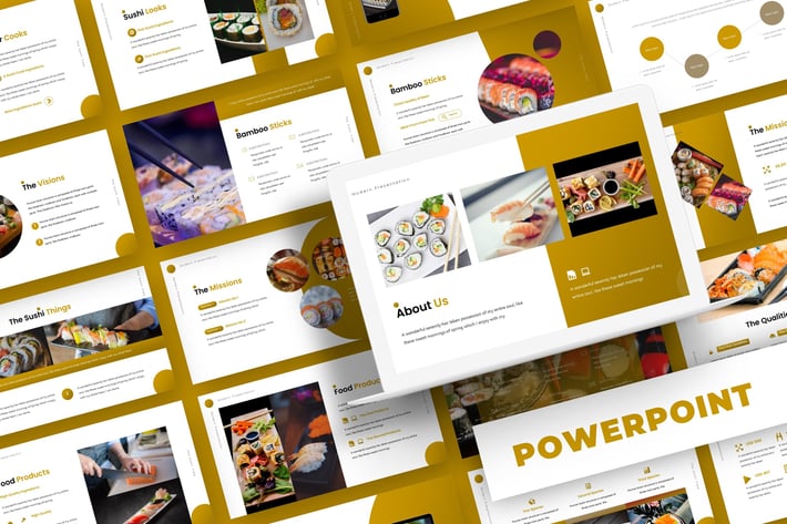 The Sushi - Powerpoint Template