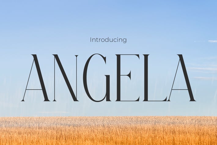 Angela Modern Elegance Font