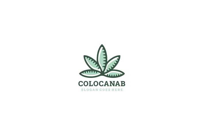 Colorful Cannabis Logo Design