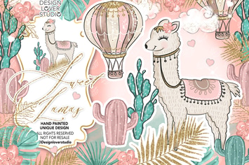 Sweet Lamas design