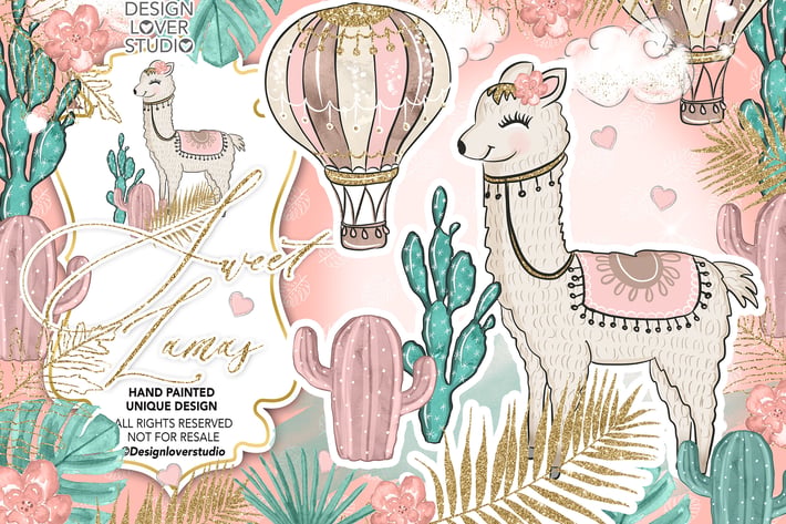 Sweet Lamas design