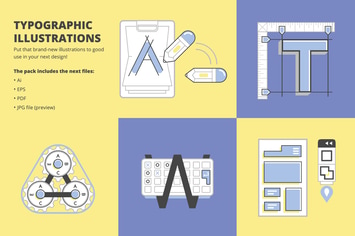 Typographic Illustrations
