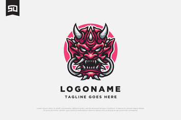 Oni Logo Mascot Design