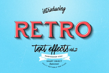 Retro Text Effects vol.2