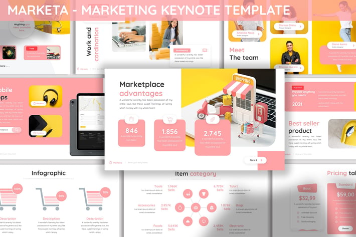 Marketa - Marketing Plan Keynote Template