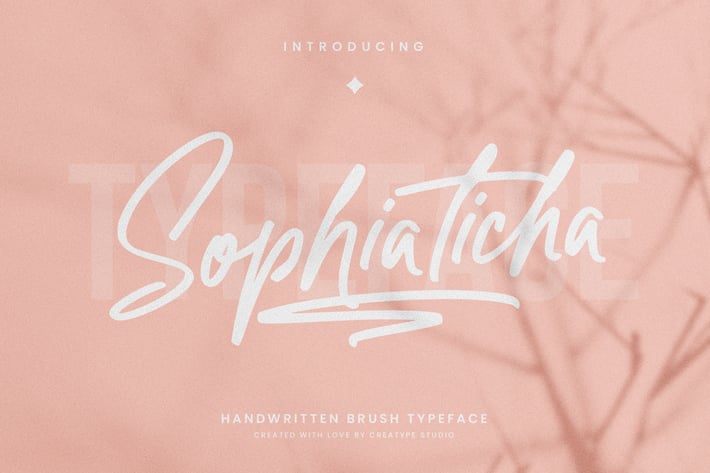 Sophiaticha Handwritten Brush