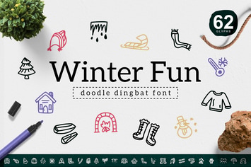 Winter Fun Dingbat