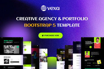 Vexa - Creative Agency & Portfolio Bootstrap 5 