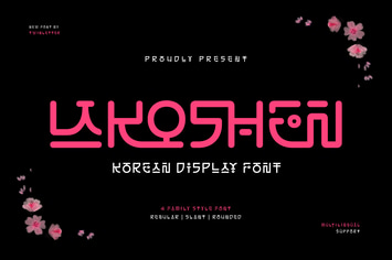 Lakoshen - Korean Style Font