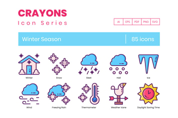 Winter Season Icons