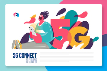 5G fast internet connection