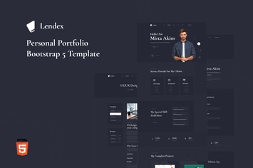Lendex - Personal Portfolio Bootstrap 5 Template