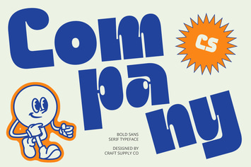 CS Company – Bold Font